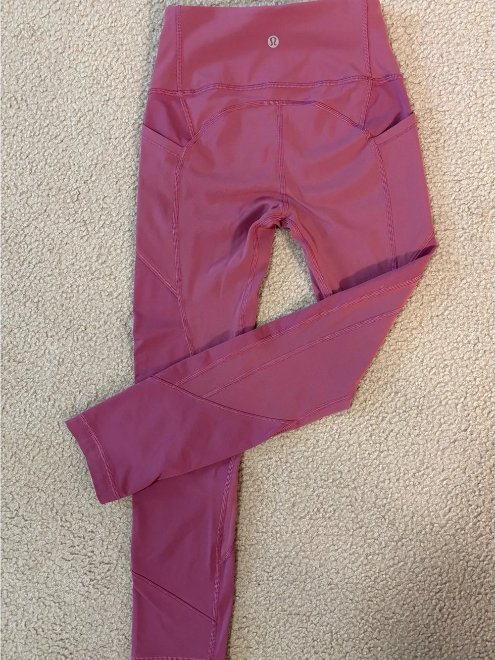 Lululemon Athletic Leggings Mauve Pink - Great Condition